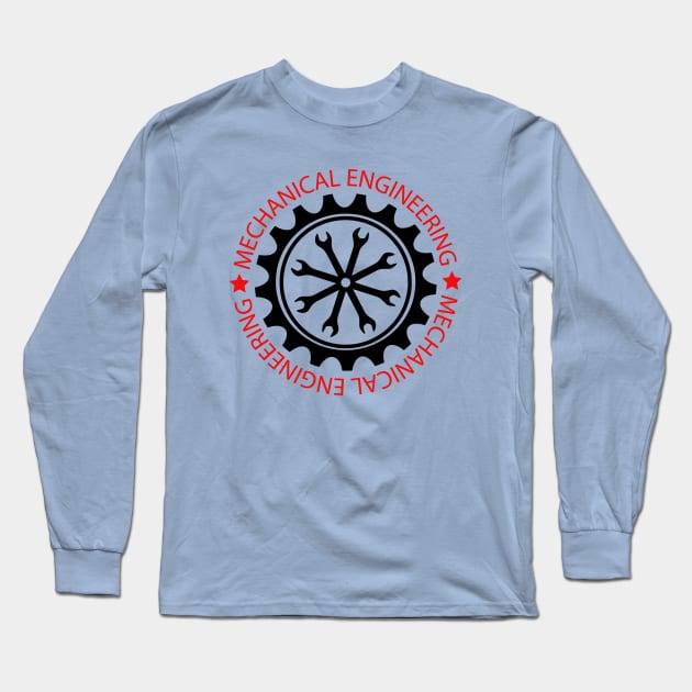 mechanical engineering mechanics engineer Long Sleeve T-Shirt by PrisDesign99